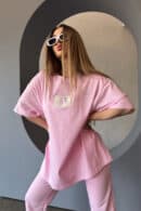 T-Shirt damski BG Bueno | jasny róż