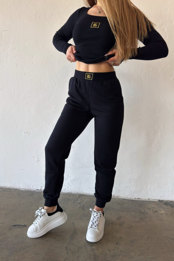Spodnie damskie BG Foxy | czarny