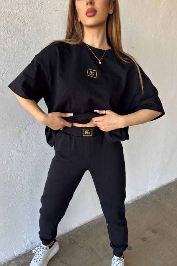 Spodnie damskie BG Foxy | czarny