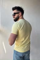 T-Shirt męski BG Bond | bananowy