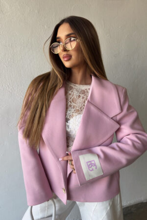 Marynarka damska BG Sussy | pastelowy róż