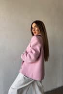 Marynarka damska BG Sussy | pastelowy róż