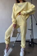 Spodnie damskie BG The sun | bananowy