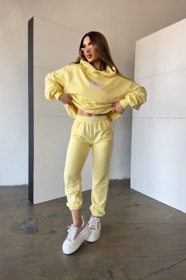 Spodnie damskie BG The sun | bananowy