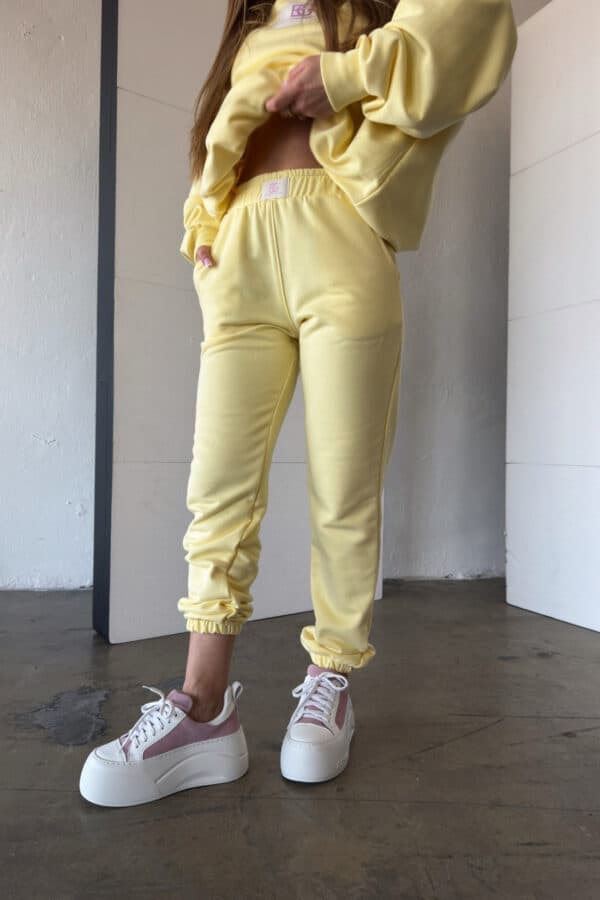 Spodnie damskie BG The sun | bananowy