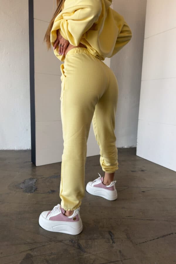 Spodnie damskie BG The sun | bananowy