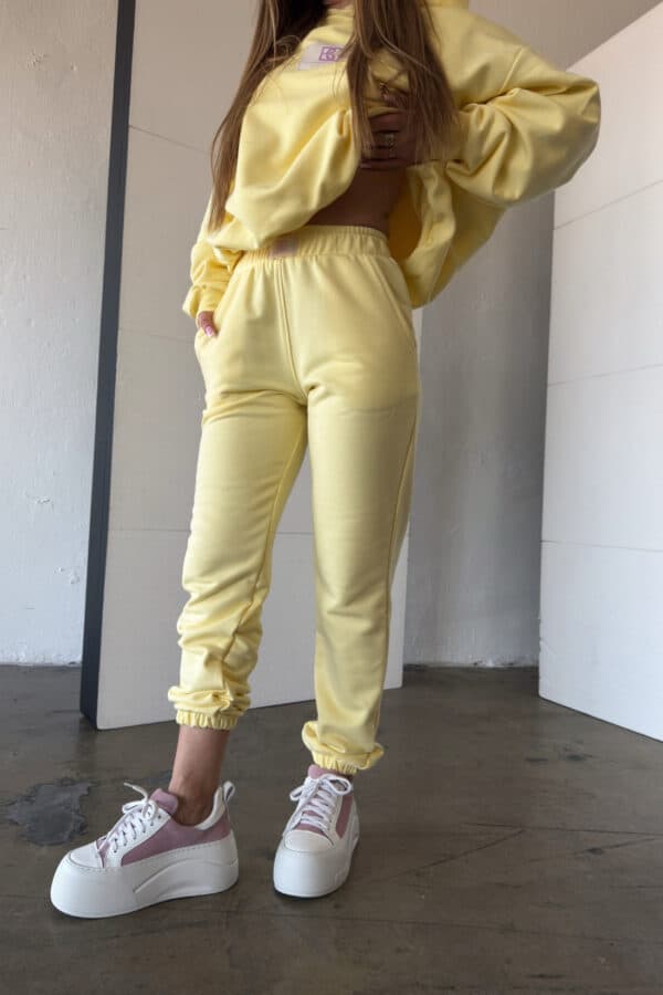 Spodnie damskie BG The sun | bananowy