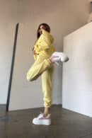 Spodnie damskie BG The sun | bananowy