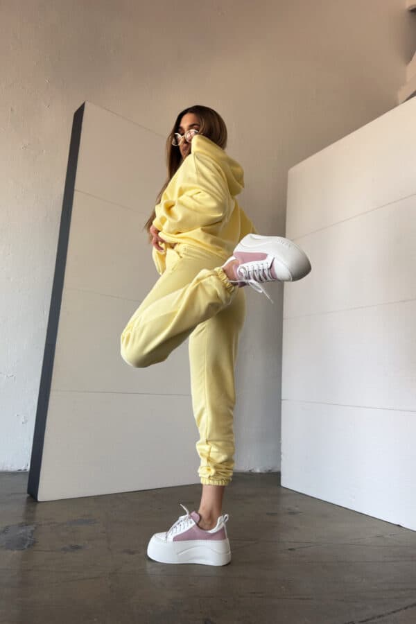 Spodnie damskie BG The sun | bananowy