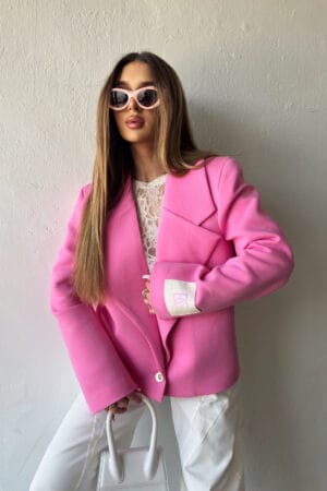 Marynarka damska BG Sussy | róż barbie