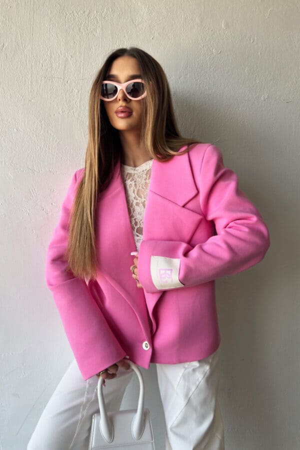 Marynarka damska BG Sussy | róż barbie