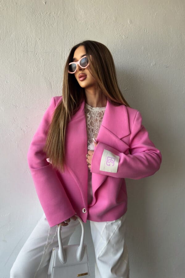Marynarka damska BG Sussy | róż barbie