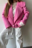 Marynarka damska BG Sussy | róż barbie