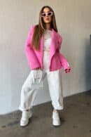 Marynarka damska BG Sussy | róż barbie