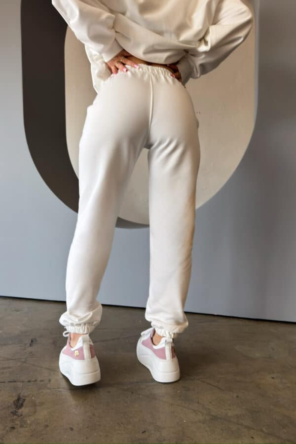 Spodnie damskie BG The sun | biały