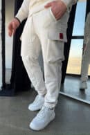 Spodnie męskie BG Palermo | kokos