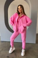 Bluza damska BG Loop | róż barbie