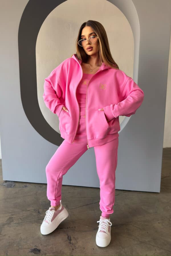 Bluza damska BG Loop | róż barbie