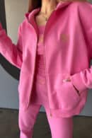 Bluza damska BG Loop | róż barbie