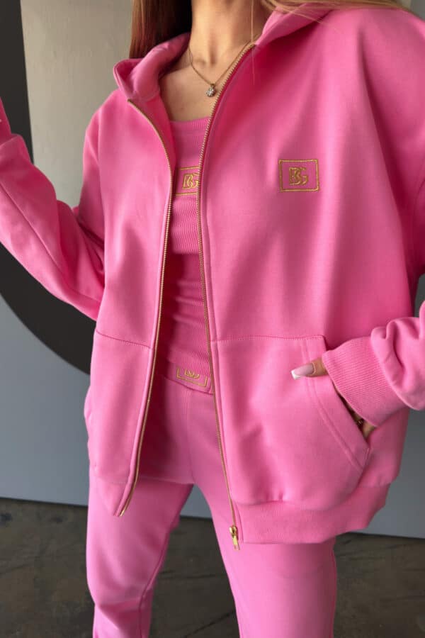 Bluza damska BG Loop | róż barbie