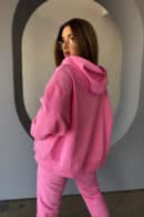 Bluza damska BG Loop | róż barbie