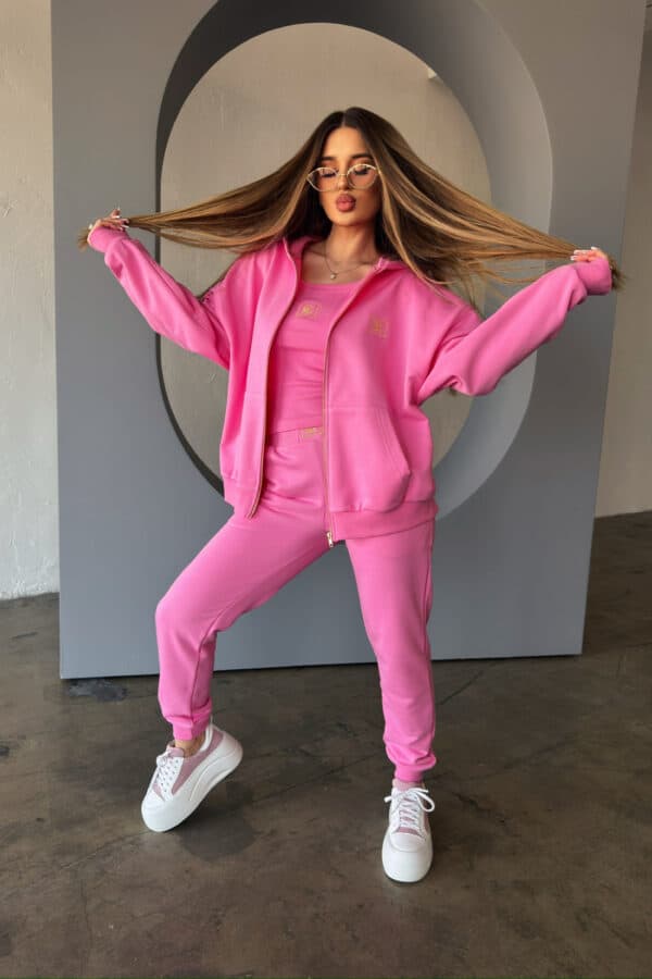 Bluza damska BG Loop | róż barbie