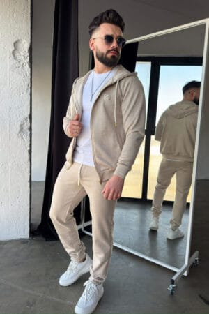 Dres męski BG Parkour | beżowy