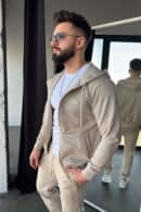 Dres męski BG Parkour | beżowy