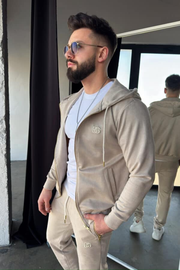 Dres męski BG Parkour | beżowy