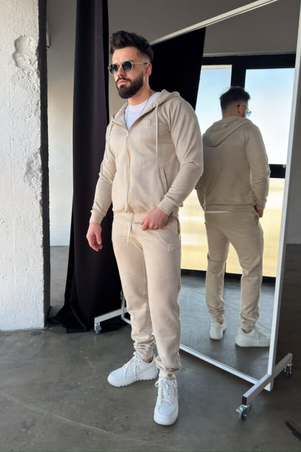 Dres męski BG Parkour | beżowy