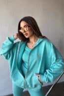 Bluza damska BG Loop | jasna mięta