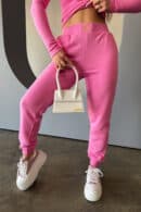 Spodnie damskie BG Foxy | róż barbie
