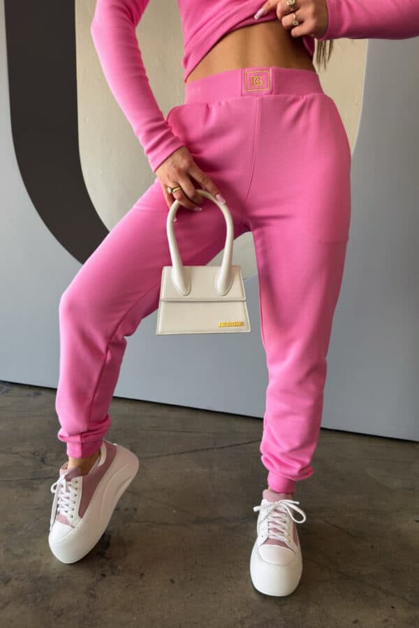 Spodnie damskie BG Foxy | róż barbie