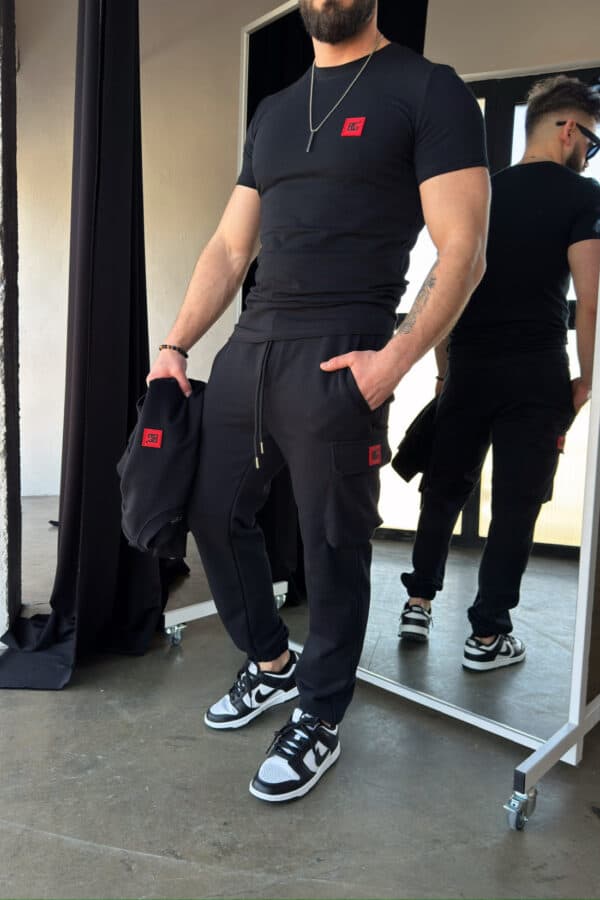 Spodnie męskie BG Palermo | czarny