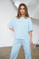 T-Shirt damski BG Ocean | błękit