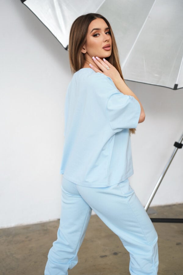 T-Shirt damski BG Ocean | błękit