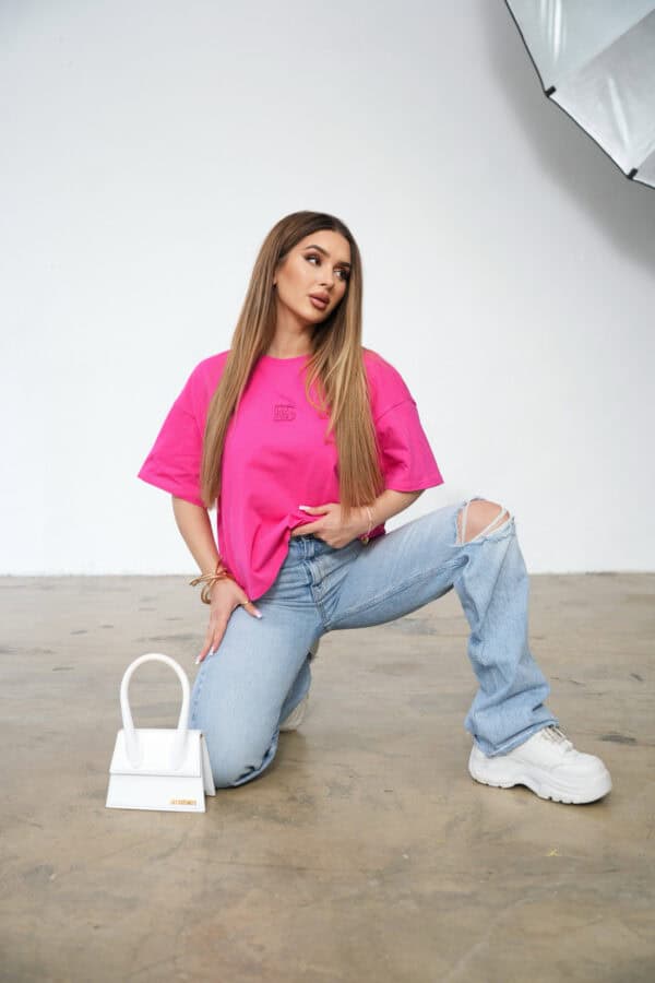 T-Shirt damski BG Ocean | fuksja