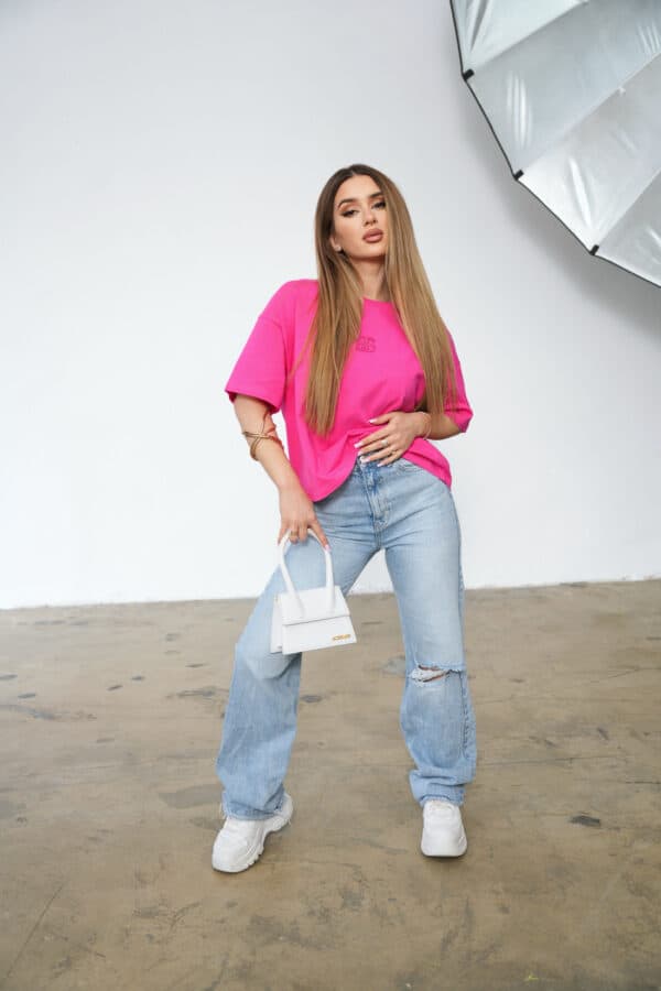 T-Shirt damski BG Ocean | fuksja