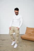 Spodnie męskie BG Deal | beż Spodnie męskie BG Deal | beż