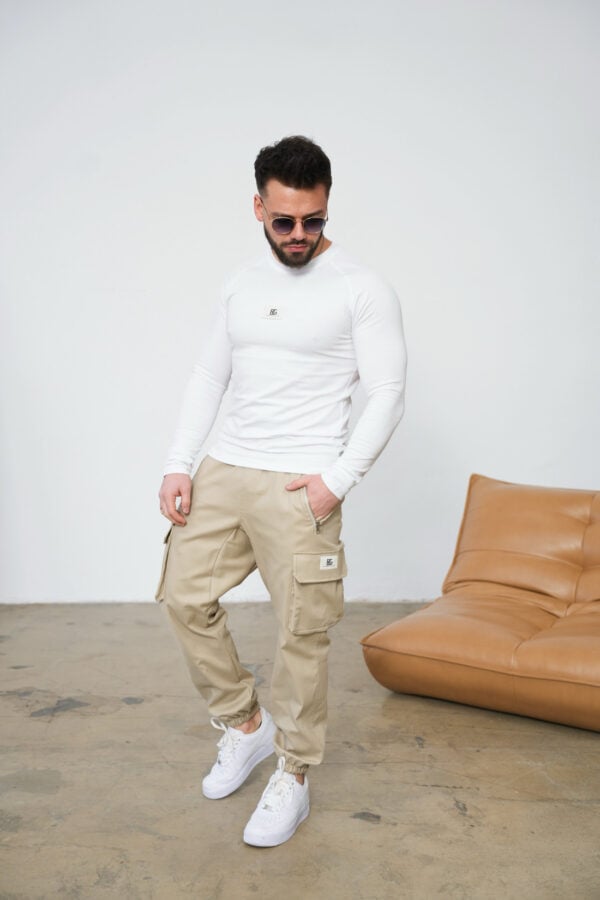 Spodnie męskie BG Deal | beż Spodnie męskie BG Deal | beż