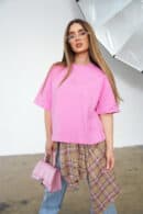 T-Shirt damski BG Ocean | różowy