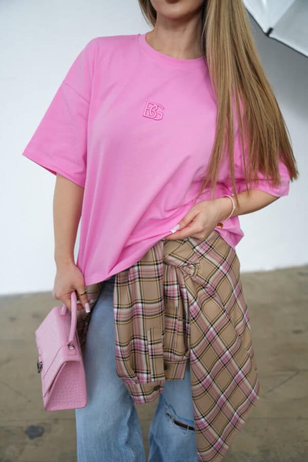 T-Shirt damski BG Ocean | różowy