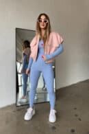 Kamizelka damska BG Georgia | puder róż Kamizelka damska BG Georgia | puder róż