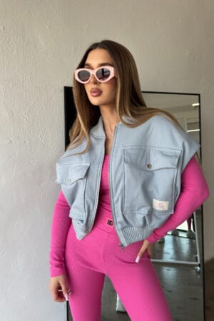 Kamizelka damska BG Georgia | błękit