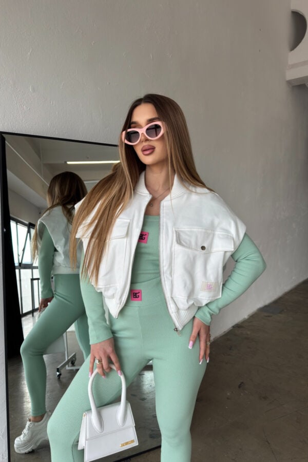 Kamizelka damska BG Georgia | biały Kamizelka damska BG Georgia | biały