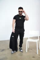 T-Shirt męski BG Malik | czarny