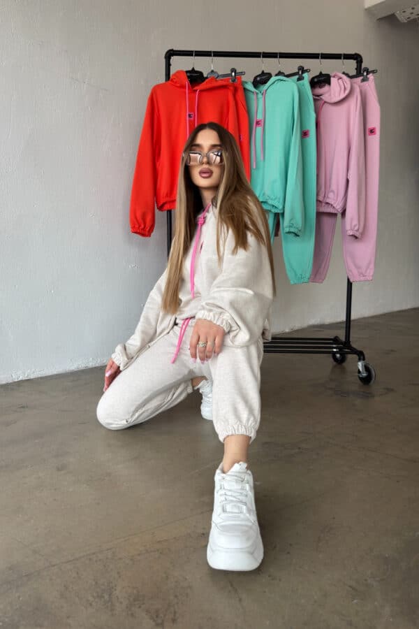 Dres damski BG Kolo | beż melanż