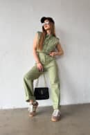 Kombinezon damski BG Mango | khaki