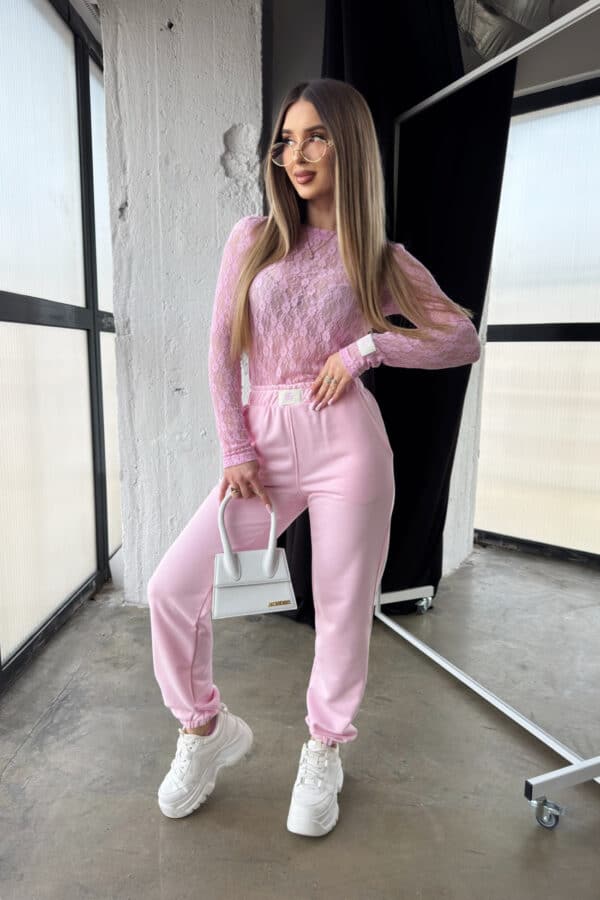 Bluzka damska BG Manifest | jasny róż