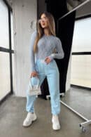 Bluzka damska BG Manifest | błękit